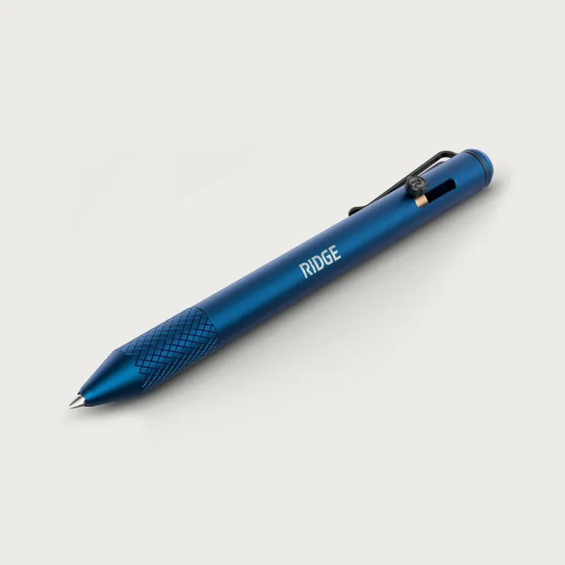 Ridge Bolt Action Pen - Alpine Navy
