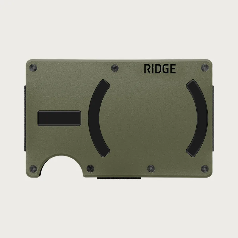 Ridge Wallet For MagSafe - Matte Olive