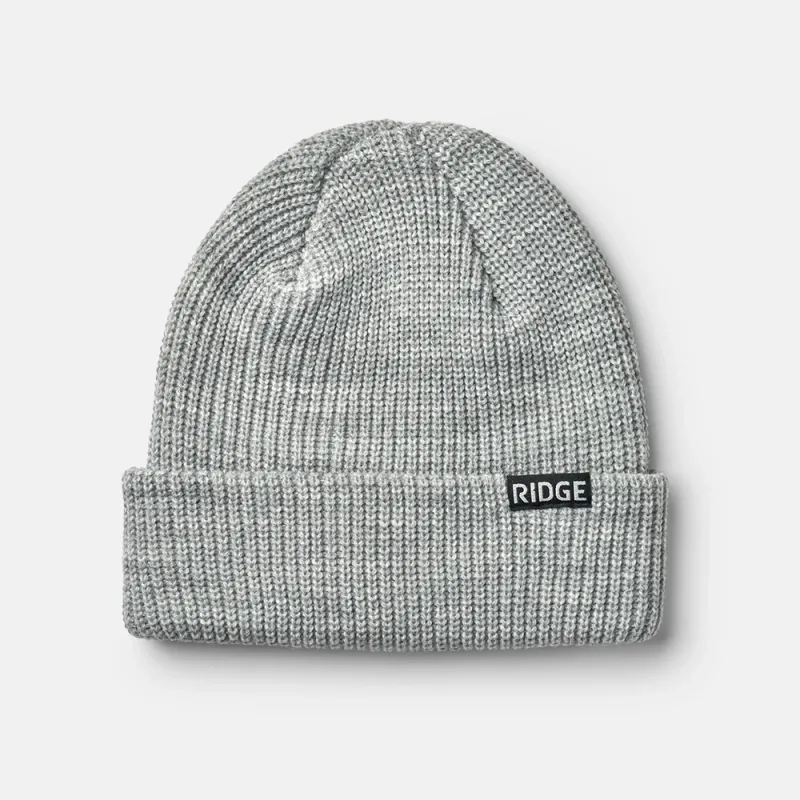 Ridge Classic Cuffed Beanie - Gunmetal