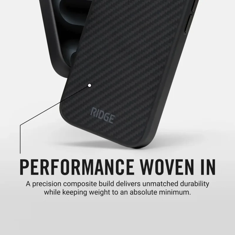 Ridge Phone Case - Carbon - iPhone 16 Pro